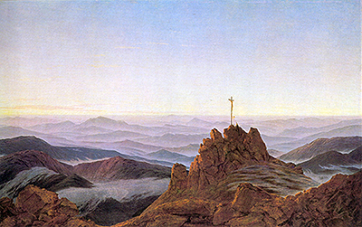 Morning in the Riesengebirge Caspar David Friedrich